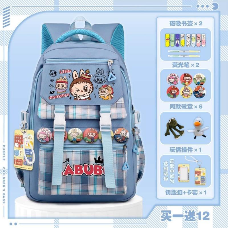 School bag, elementary school students, middle school students, grades 1 to 6, lightweight large-capacity backpack girls