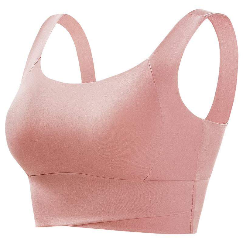 Sport Bras for Women GYM Running Yoga Beauty Back Vest Tank Tops Lager Size Wire Free Push up Padded Shock Absorption Bralette