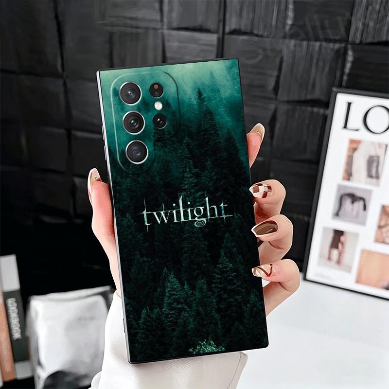 

Twilight Saga Edward Soft Phone Case for Samsung Galaxy S26 S25 Edge S24 Ultra S23 Plus S22 S21 FE S20 Black Cover Back Shell Samsung S21 FE