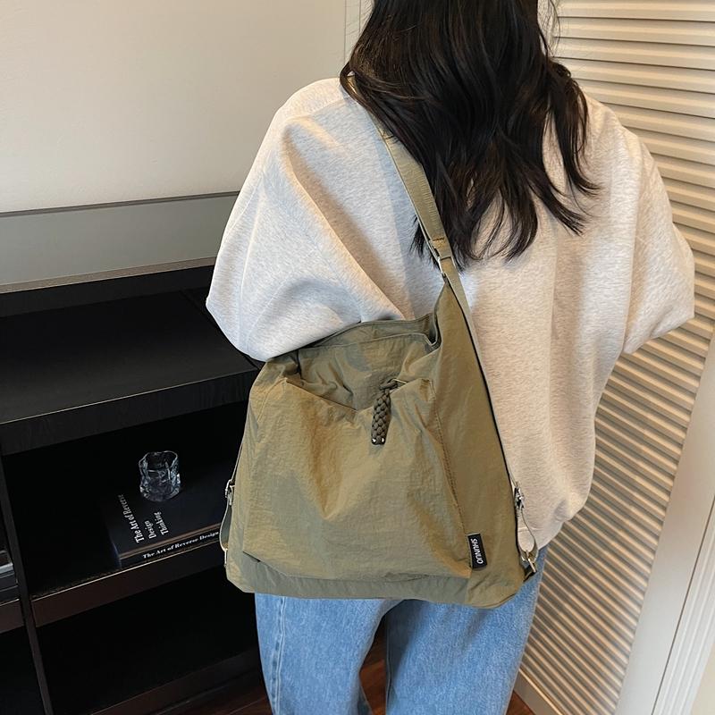 Large Capacity Bag Women's Shoulder Crossbody Bag Commuter Lightweight Tote Bag