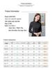 Women's Professional Black Shirt - New Spring/Summer Korean Style Workwear In Gray and Navy, Large Size Formal Tops