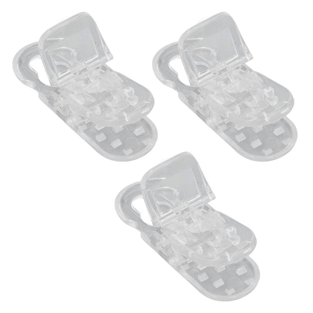 20PCS Anti Lost Lanyard Clip Transparentní Vícenásobné použití Velká lanová spona pro přístupovou konferenční kartu