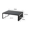 Yamazaki Jitsugyo (Yamazaki) Oven Range Rack Black W53 X D40 X H16.7cm Tower Tower Range Stand Kitchen Rack 1443
