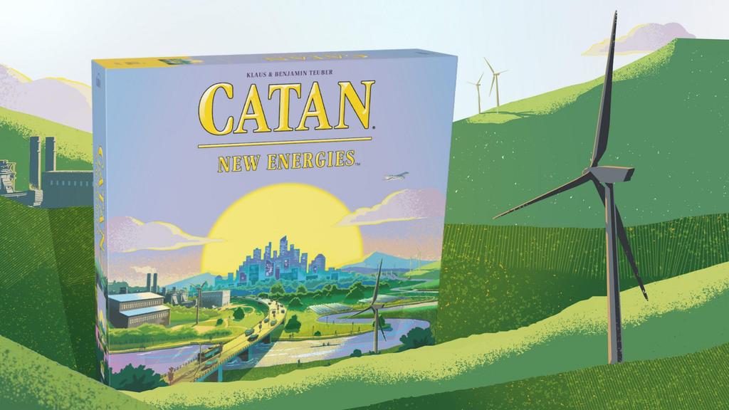 Catan New Energies English version with Japanese instructions