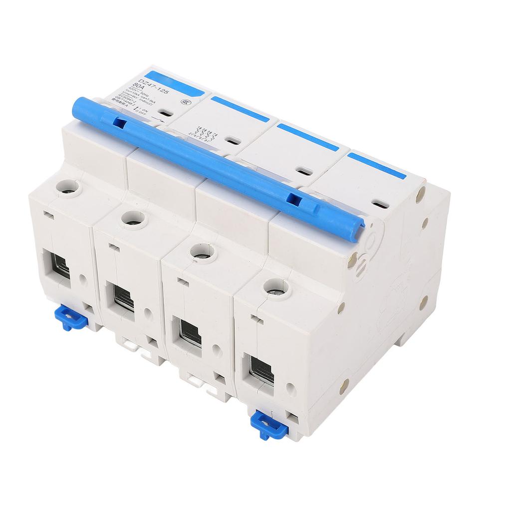 Hutschienen-Leistungsschalter 4-polig 400V 80A Vielseitiger Sicherheitsschutz Schwer entflammbar Trenner