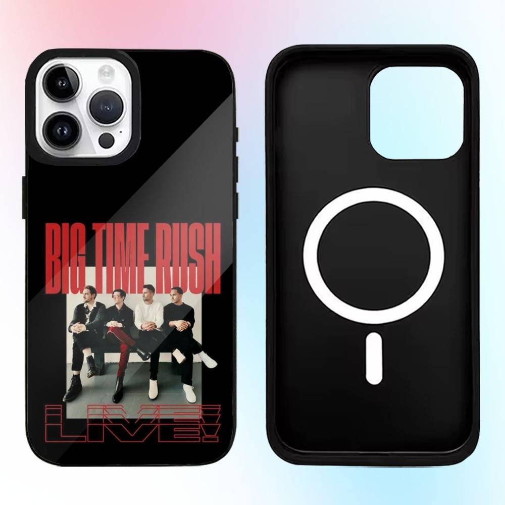 

Music B-Big T-Time R-Rush Phone Case For iPhone17,16,15,14,13,12,11 Plus,Pro Max Magnetic For Magsafe Wireless Charging iPhone14