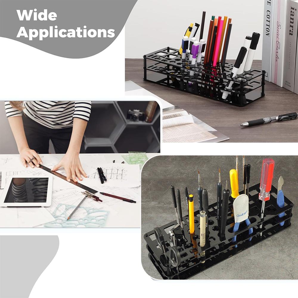 Plastic Parts Shelf Placing Rack Screwdriver Organizers Parts Box Tweezers Brushes Pens Scissors Workshop Storage Tool Holder