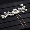 Vintage Wedding Bridal Pearl Flower Crystal Hair Pins
