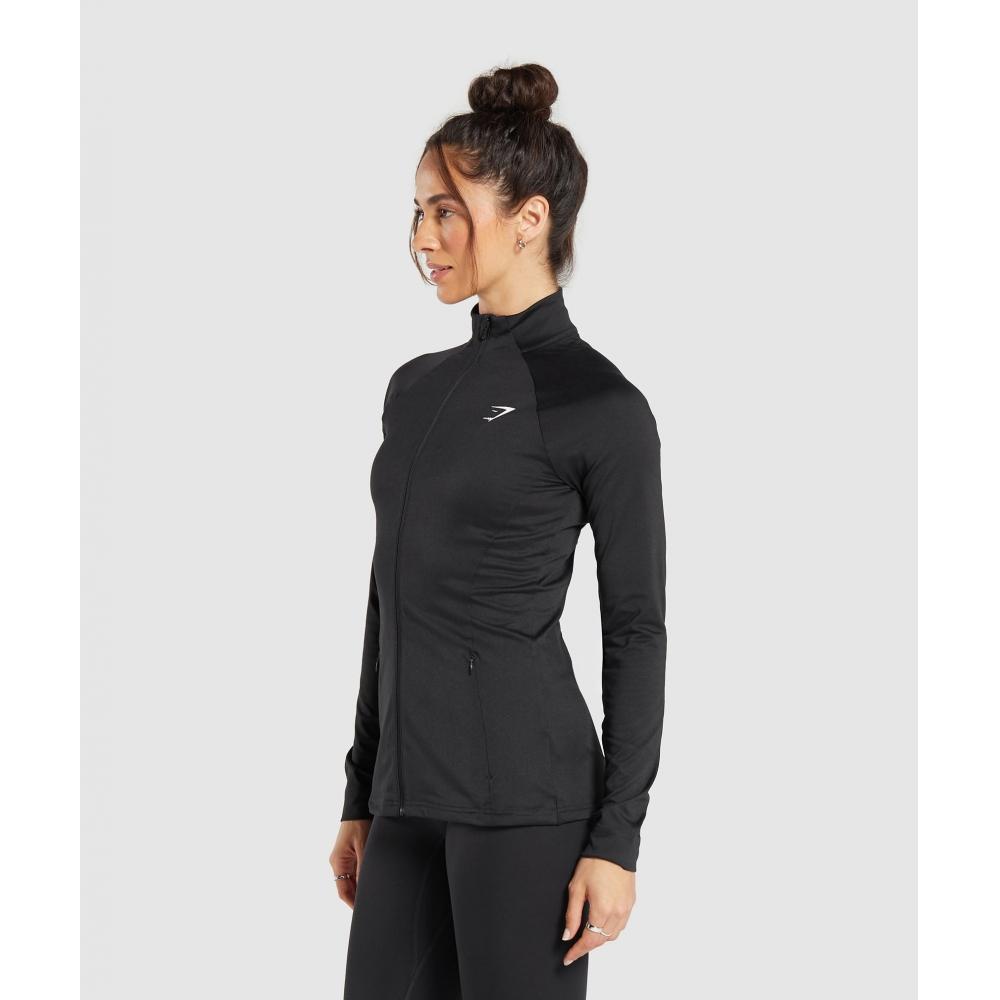 Gymshark Training Jacket Black B2a4b Bbbb