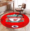 Liverpool F.C Pattern Round Rug, Indoor/Outdoor Mat, for Picnic, Gameroom, Bedroom, Office, Living Room, Home Decor Carpet, Birthday Gift