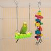 Bite Resistant Parrot Perch Stand Durable Parrot Swing Toy Fun Birds Climbing Ladders  Training Toy