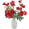 Artificial Jasmine Flowers 5 Branches 20 Blossoms Silk Flower Bouquet For Weddings Decor Photography Props And Office Decoration