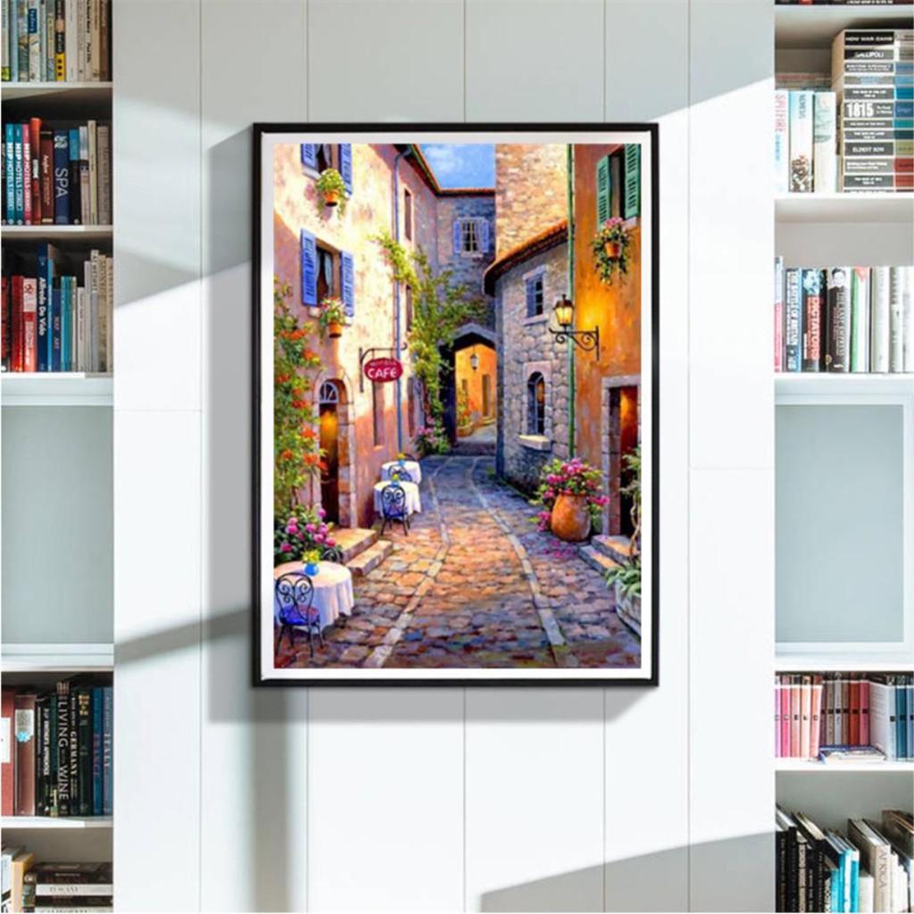 Picturi de broderie 5D cu strass lipite DIY pictură cu diamante cu punct de cruce cu diamant complet