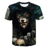 3D T Shirt Wolf New Summer Men Ladies Kids Casual Short Sleeves Fashion Print T Shirt Tops Boys Girls Kids Cool T Shirts