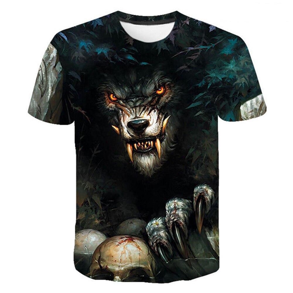 3D T Shirt Wolf New Summer Men Ladies Kids Casual Short Sleeves Fashion Print T Shirt Tops Boys Girls Kids Cool T Shirts