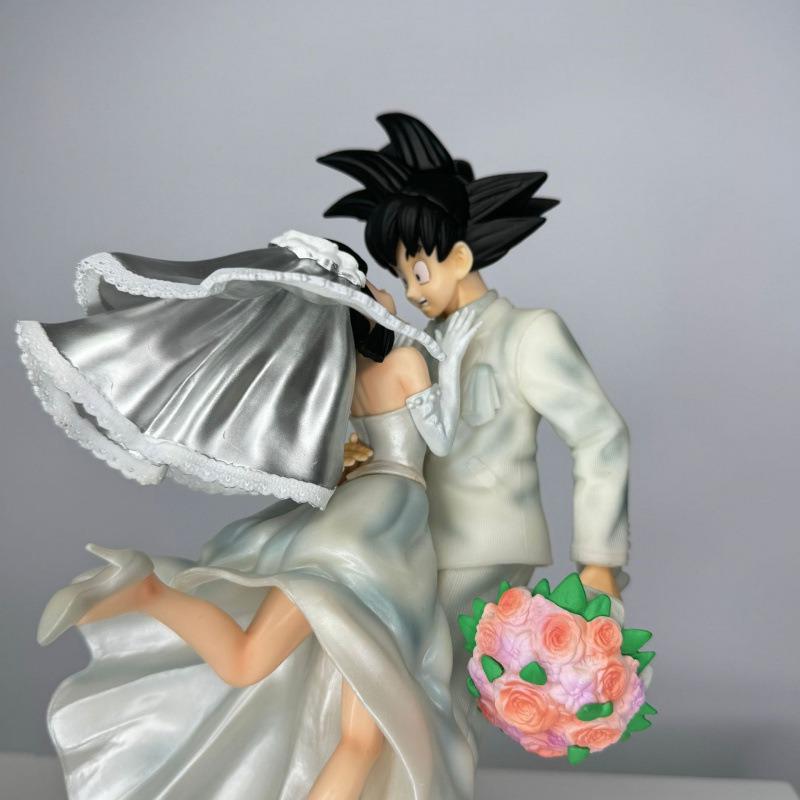 Dragon Ball Goku & Chi-Chi Wedding Scene Figure Model Ornament