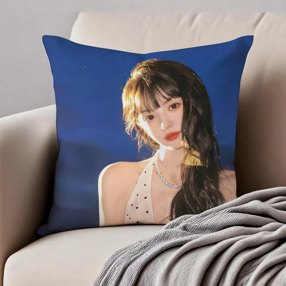 Cute and beautiful TTian Xiwei Cushion Cover Pillowcase Antidustmite Invisible Zipper Short Plush Sofa Cushion