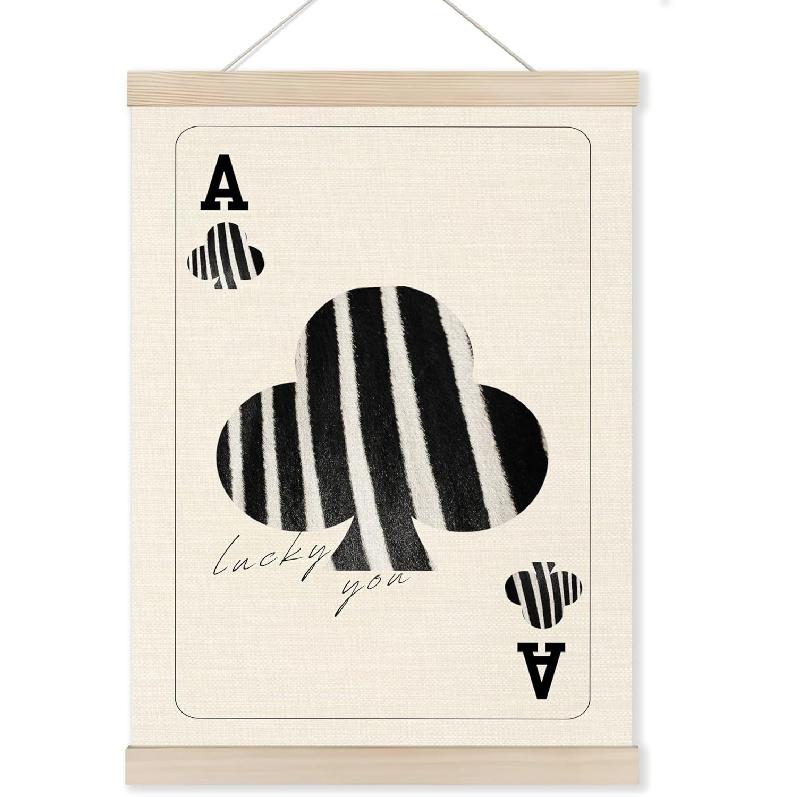 HUGANE What's the Best That Could Happen Wall Art Poster Hanger Frame, Trendy Pink pirational Quote Canvas Pictures Prints Hanging Wall Decor for