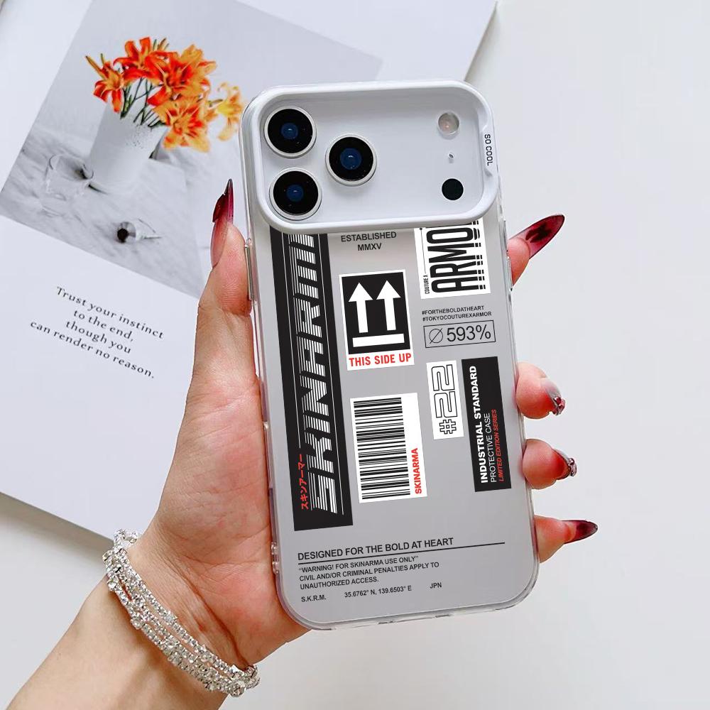 Модный уличный чехол для телефона S-Skinarma для iPhone 17 16 15 14 13 12 11 Pro Max Air Матовый Лазерный Аврора Ударопрочный Funda iPhone 14 Pro Max