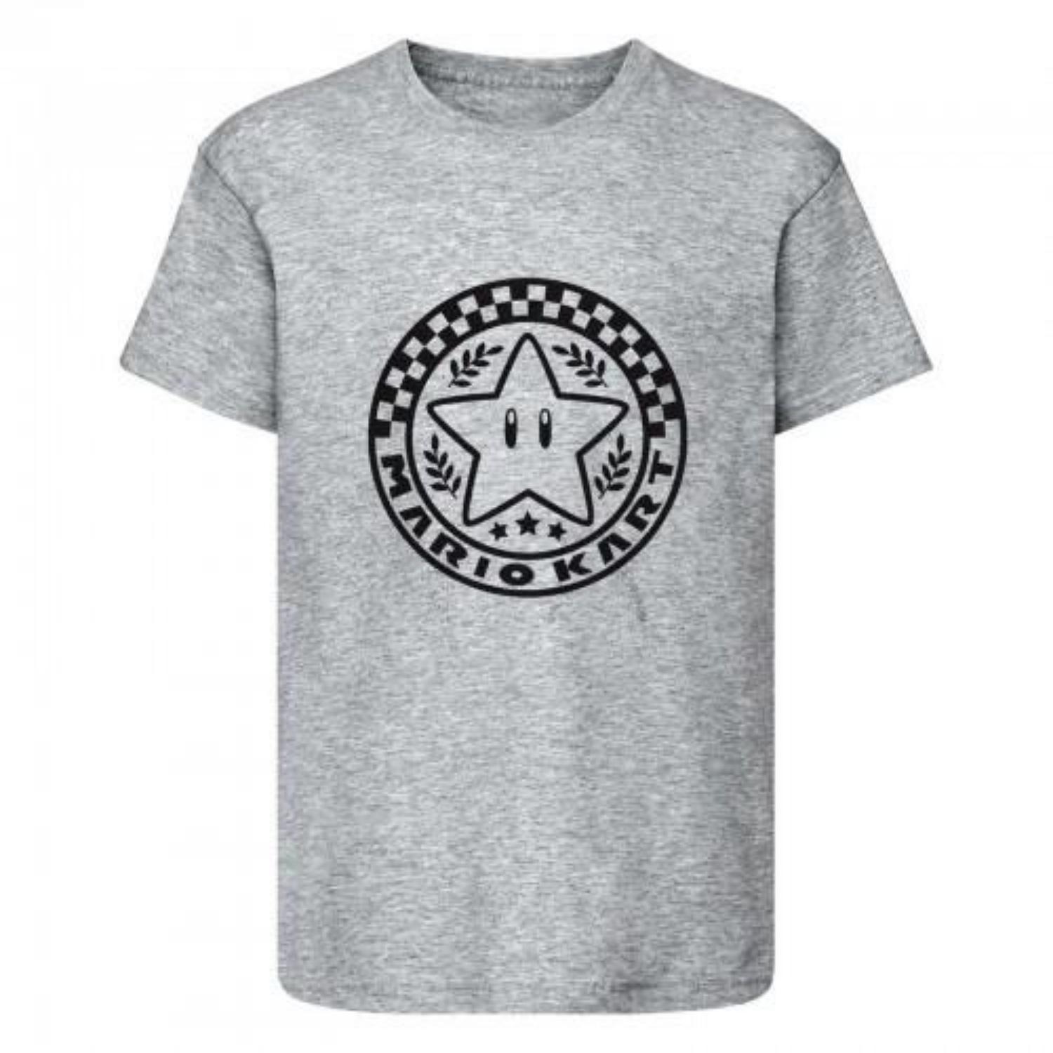 Super Mario Childrens_Kids Emblem T-Shirt S чёрный