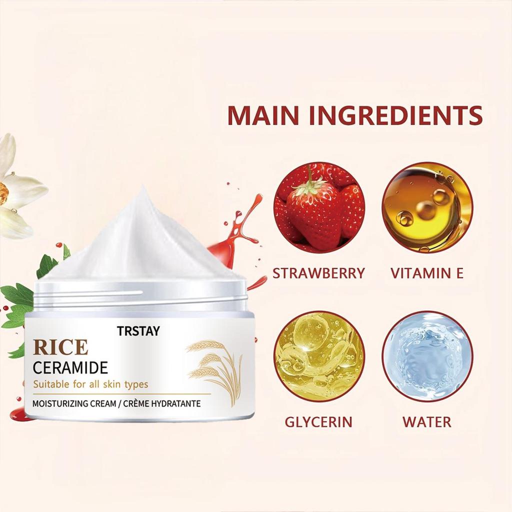 Moisturizing cream improves uneven skin tone on the face Provides moisturizing and nourishing hydration to nourish the skin