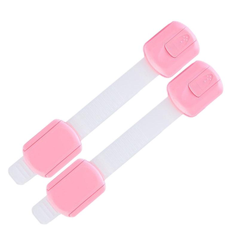 2PCS Child Safety Cabinet Lock Baby Proof Security Protector Drawer Door Cabinet Lock Plastic Protection Kids Safety Door Lock
