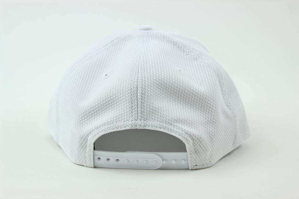 New Era Diamond Era WHITE Snapback Flat Cap for Men and Women