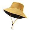 New spring and autumn bucket hat women's sun protection hat sun hat face cover basin hat simple solid color versatile hat