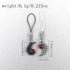 Devil Angel Red  Feather Wings Couple Keychain For Women Men Pendant Necklaces Jewelry Gifts