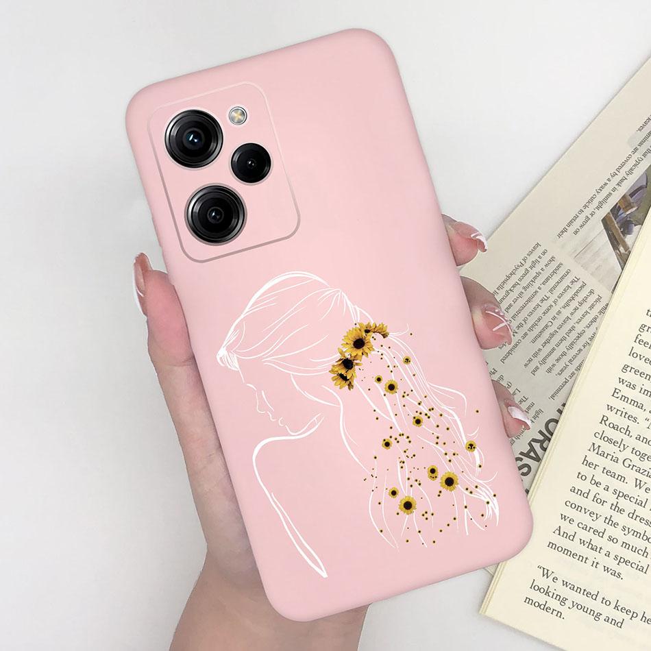 Silicone Case For Xiaomi Poco X5 Pro Pilot Bear Back Cover For POCOX5 X5Pro 5G Poco X 5 Pro Soft Matte Protective Phone Cases
