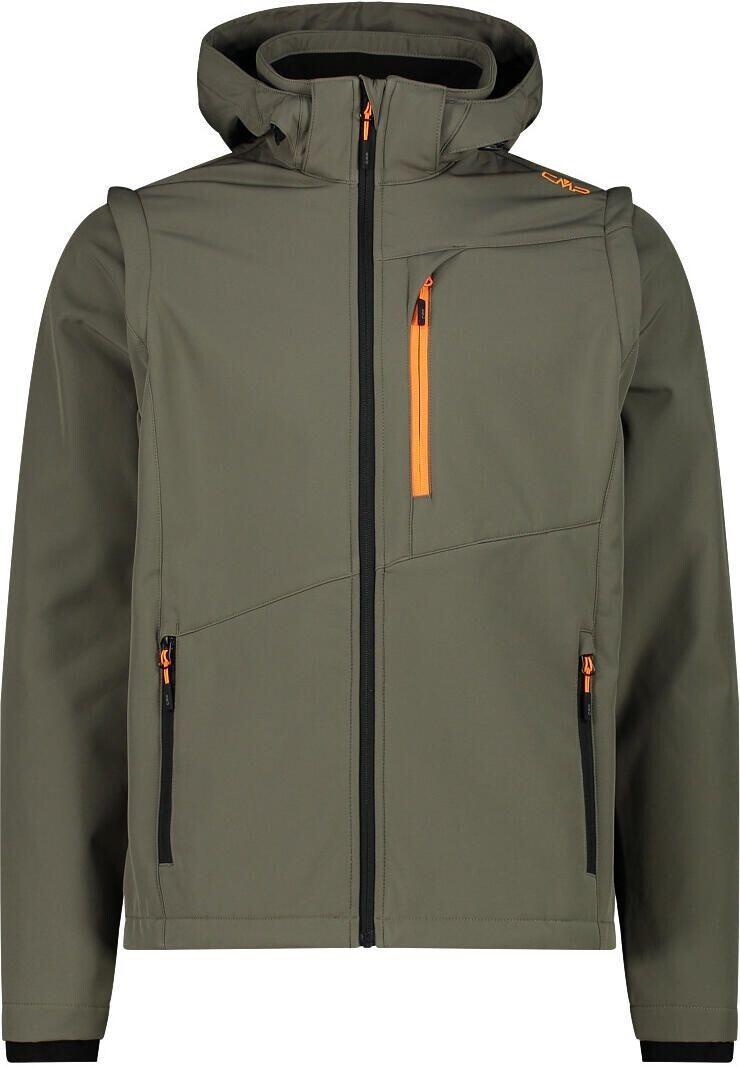 

Куртка CMP мужская софтшелл с отстегивающимися рукавами (33A1827) Мужская жаккардовая софтшелл куртка с отстегивающимся капюшоном (33A1827) оливковая 54