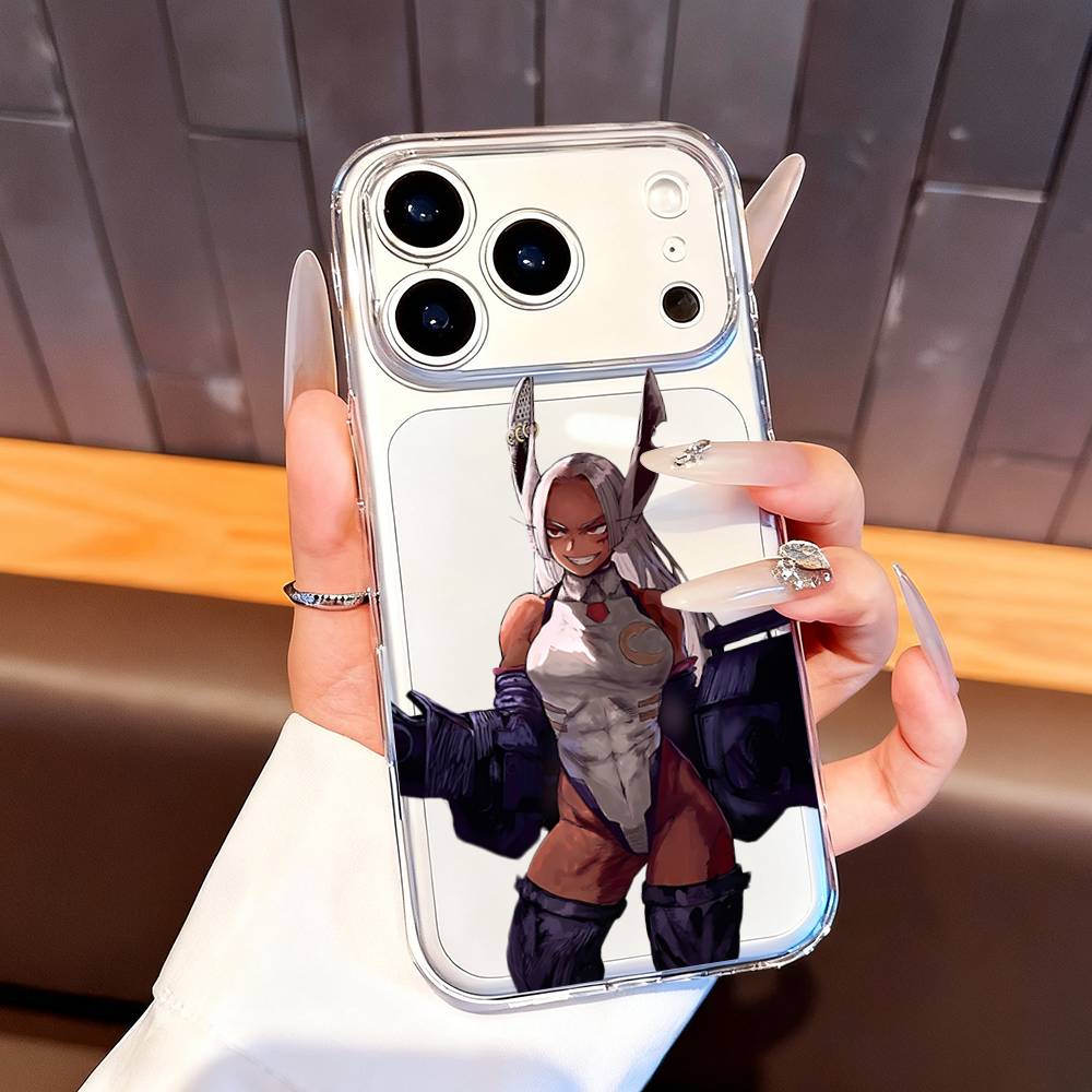 Rumi Usagiyama Mirko Phone Case For iPhone 7,17,16,15,14,13,12,11 Pro,Max,Plus,XR,Mini,E Clear Full-coverage Soft Cover