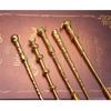 Harry Potter Metal Wand Makeup Brush Set - Hermione & Dumbledore Collection