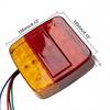 2pcs 12v 26 LED Rear Tail Lights Lamp Turn Signal Indicator Stop Lamp Rear Brake Light For Trailer Caravan Truck Lorry