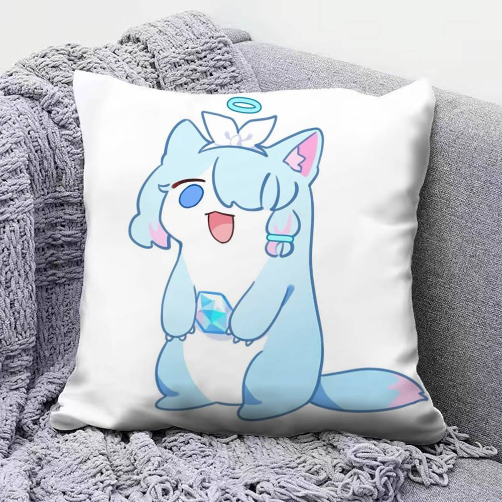 Anime Chibi Blue Archive Cute Home Sofa Cushion Covers and Aecorative Custom Pillow Covers