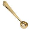 Coffee Spoon Sealing Clip 2 in 1 Stainless Steel Tight Sealing Deepen Design Convenient Practical Coffee Drinking Tools