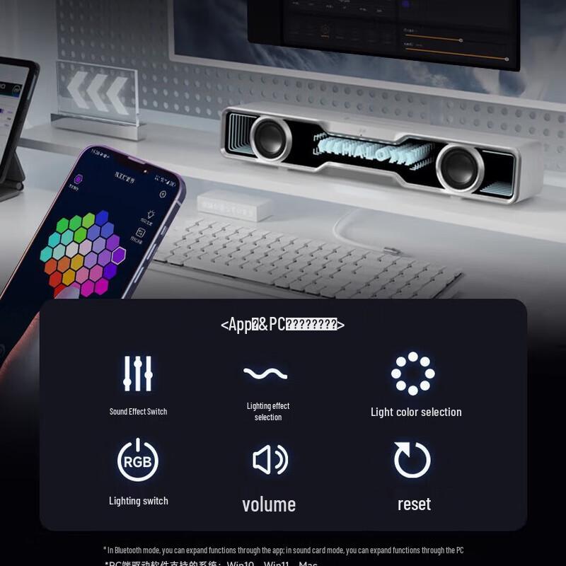 EDIFIER Halo SoundBar Bluetooth 5.4 Computer Speaker