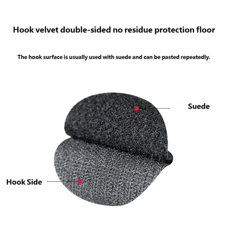 10 sztuk Okrągła Taśma Klejąca Dwustronne Rzepy Do Prześcieradła Kanapy Dywanu Mebli Tkaniny I Dekoracji Domu