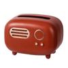 Kreativ Radio Shape Tissue Box Stue Luksus Retro Hjem Restaurant Dekorasjon Papir Box Sofabord Tissue Case Ornament