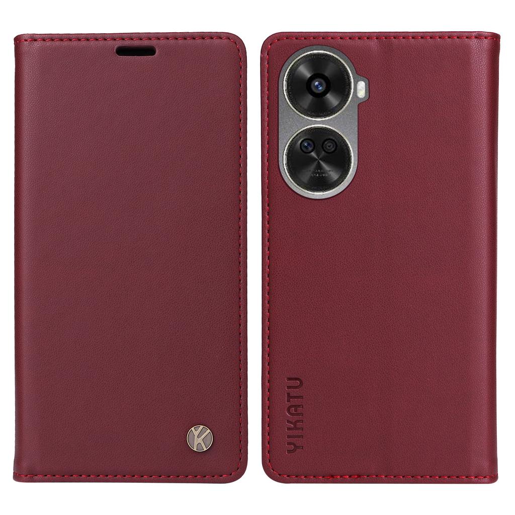 YIKATU YK-001 For Huawei nova 12 SE 4G/nova 11 SE Case Wallet Leather Phone Cover Strong Magnetic Closure