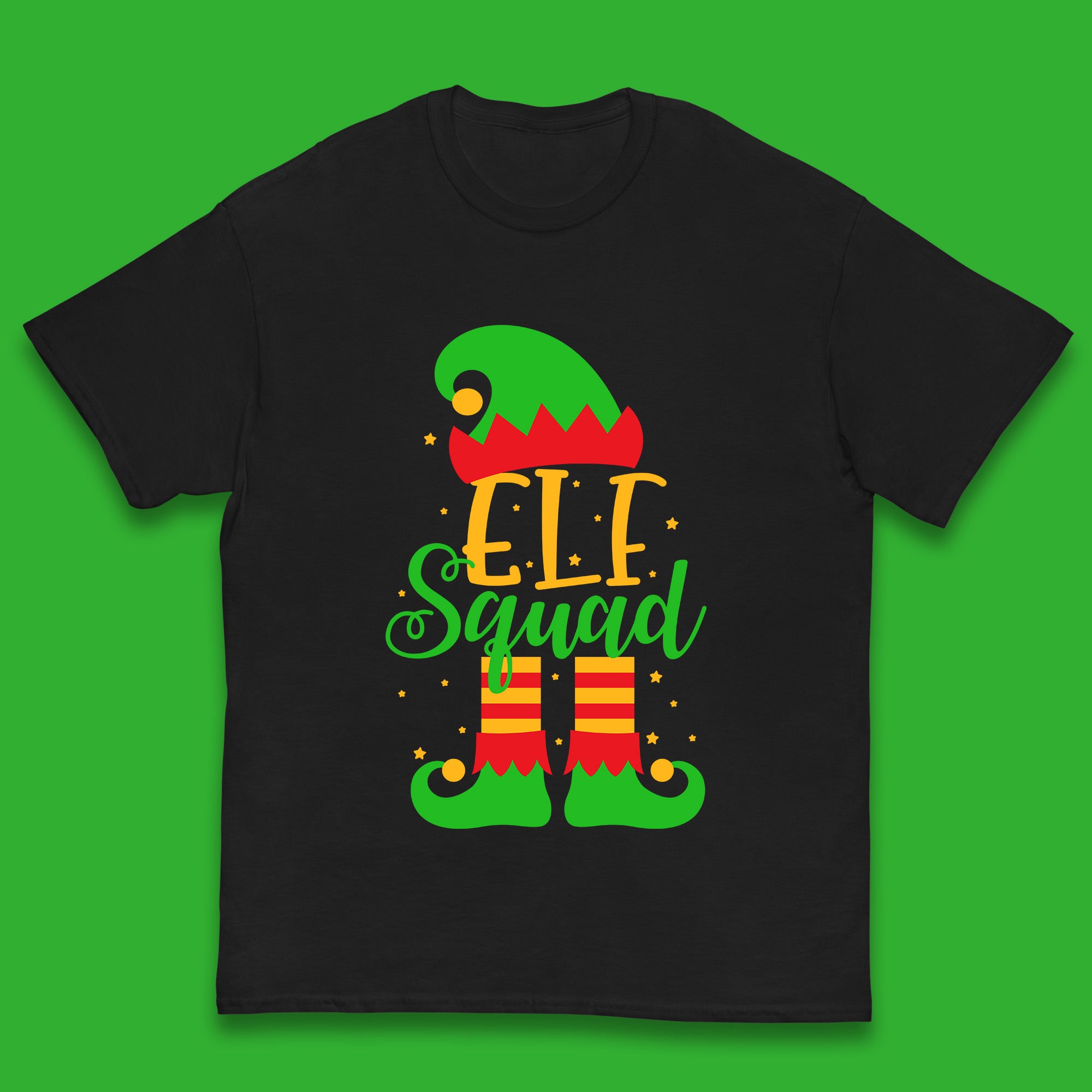 Christmas Kids T Shirt Christmas Elf Squad Top 160