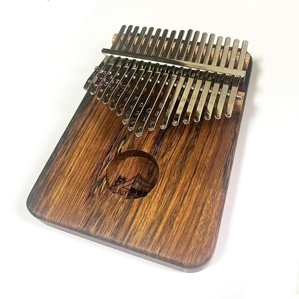 black ebony black walnut solid wood thumb mini mini thumb mini kalimba easy for storage bag included of black ebony solid Yaenkaku, 17-note kalimba,