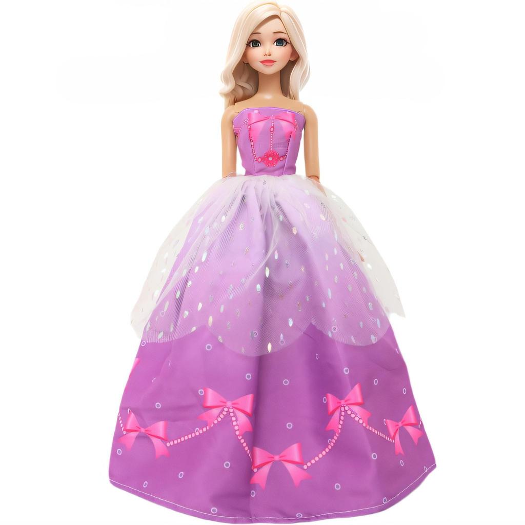 Pretty Princess Ball Gowns Party Dresses for 30cm Doll Clothes Wedding Bride Outfits (NO DOLLS)