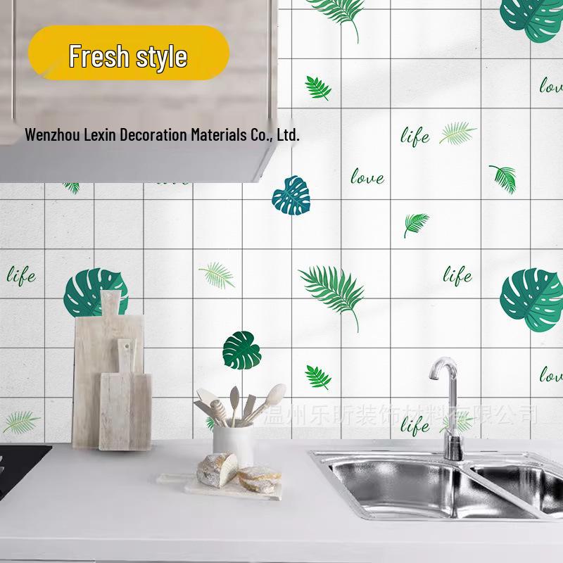 

Маслостойкие, термостойкие, самоклеящиеся наклейки на стену для кухни 60cm x 3m