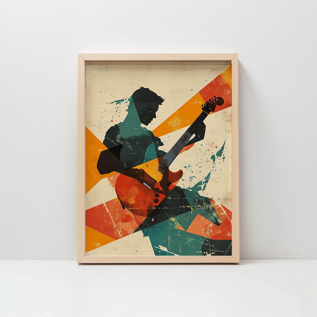 Plakat Muzyczna Pasja Plakat Muzyczna Pasja, 30X40 Cm, Bez Ramy, Papier Matowy 230 Gsm