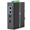 Huigu Industrial POE Fiber Optic Transceiver Switch HG800 Series