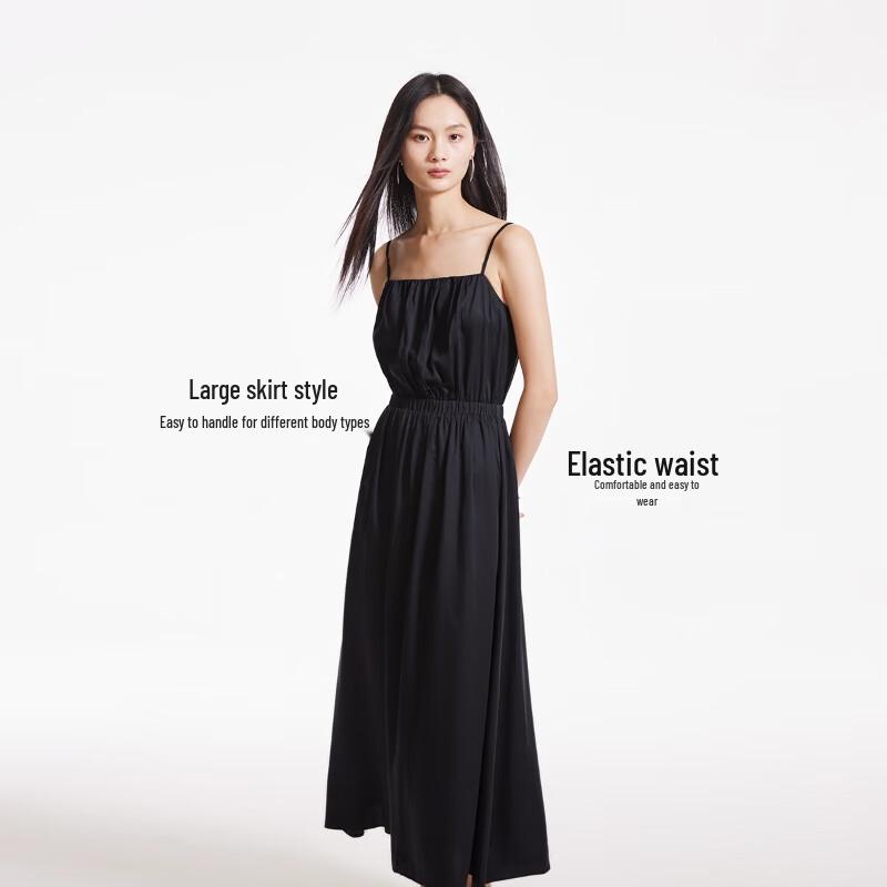 VEROMODA Women's Pleated Camisole Maxi Dress