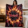 Coperta in Flanella con Stampa Slipknot Morbida Leggera Coperta Pluche per Letto Divano Uso Domestico