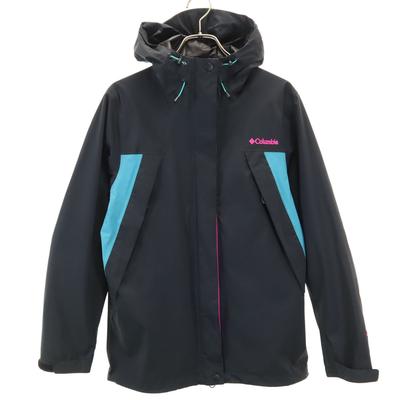 Nylon Jacket M Black Waterproof Outdoor Women Used