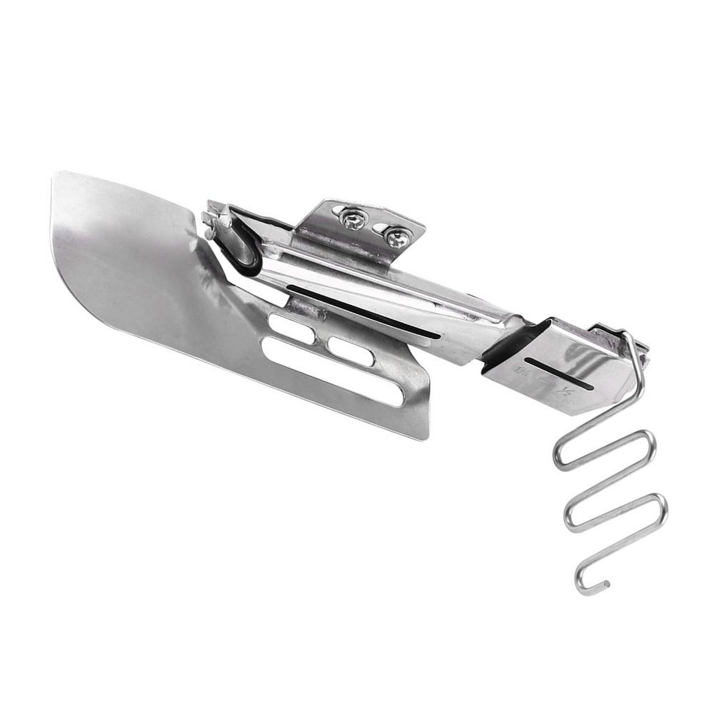 Metal Industrial Sewing Machine Binder Single Fold Flat Folder Binding Attachment Tape Attachment Practical